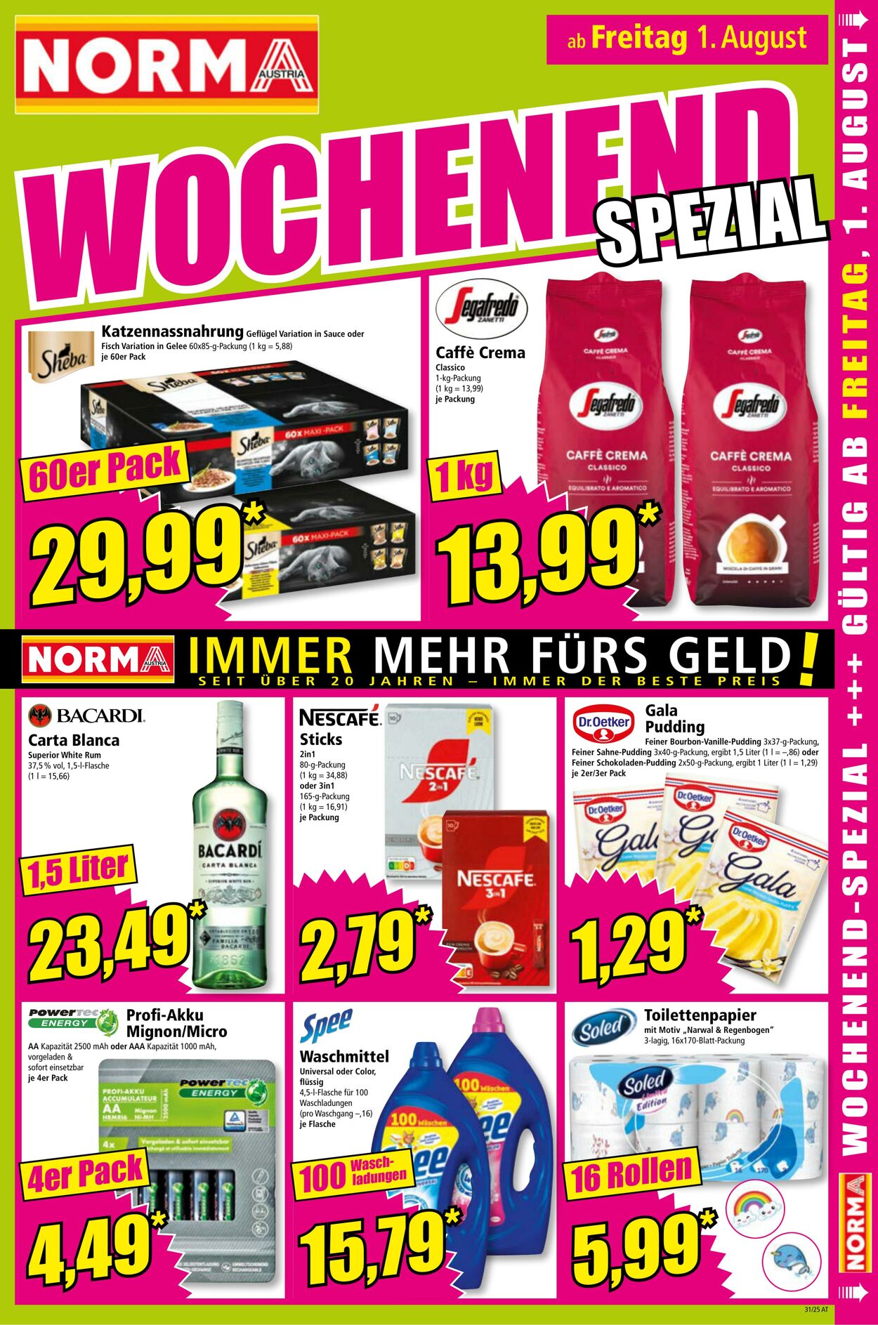 Prospekt Norma 28.07.2025 - 03.08.2025