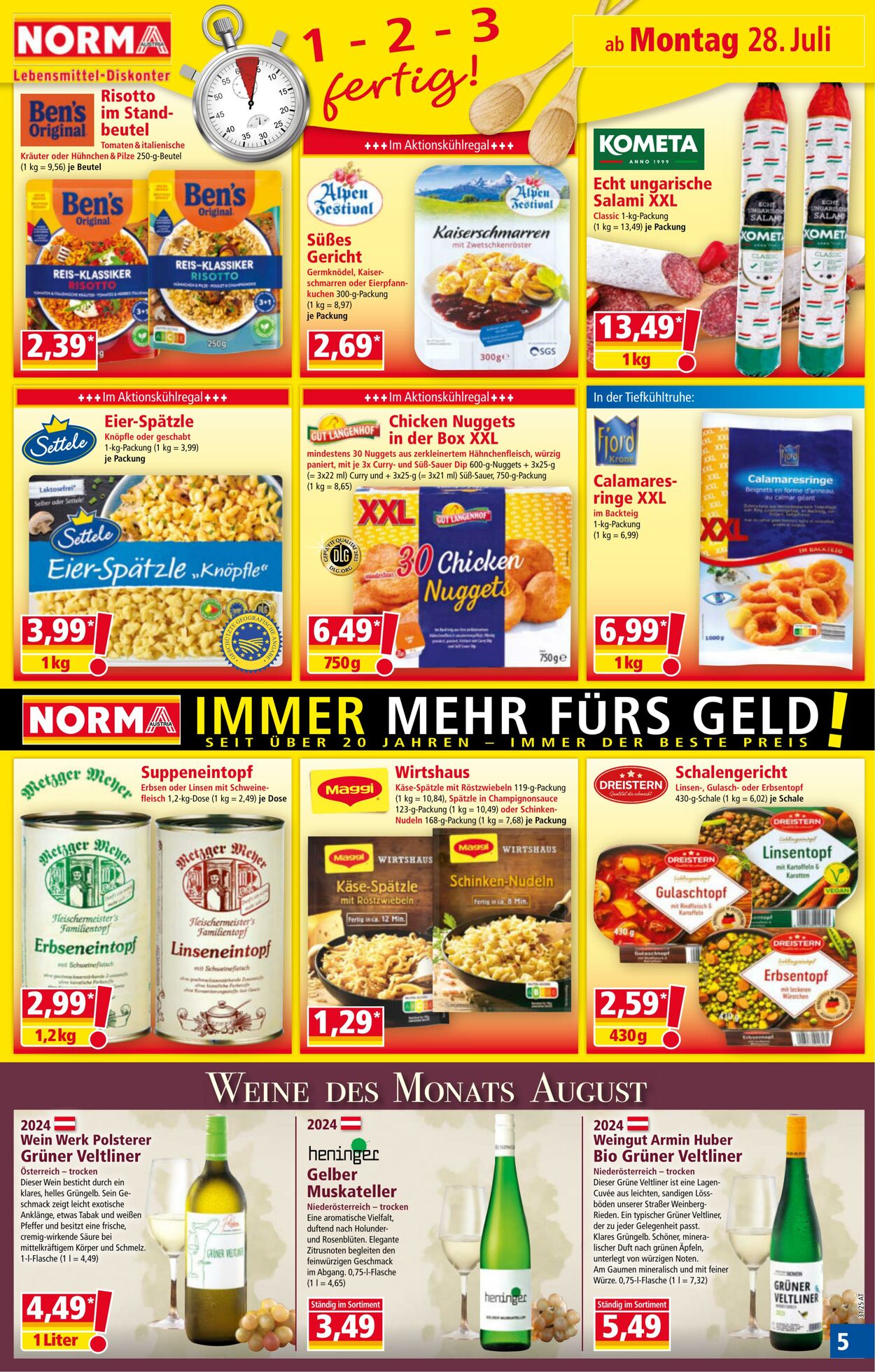 Prospekt Norma 28.07.2025 - 03.08.2025