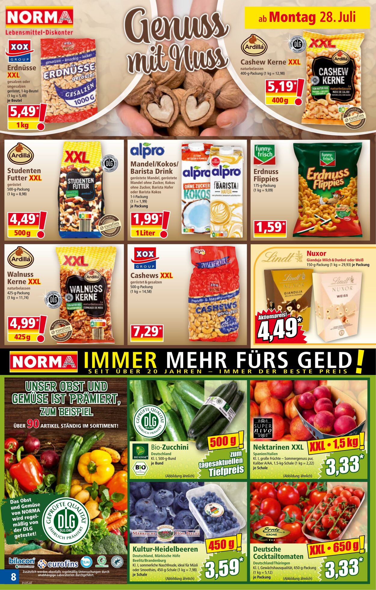 Prospekt Norma 28.07.2025 - 03.08.2025