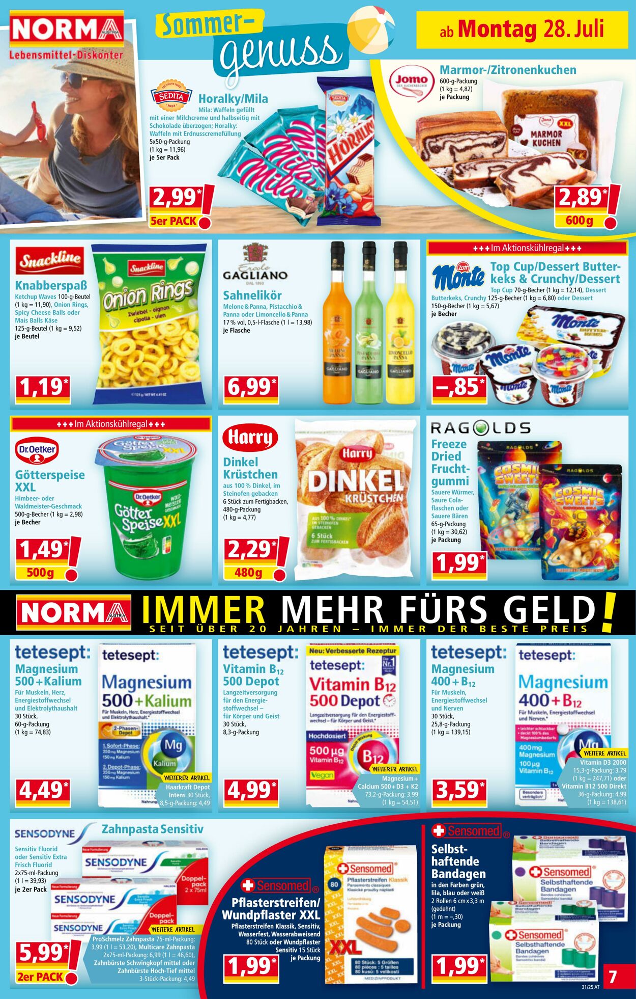 Prospekt Norma 28.07.2025 - 03.08.2025