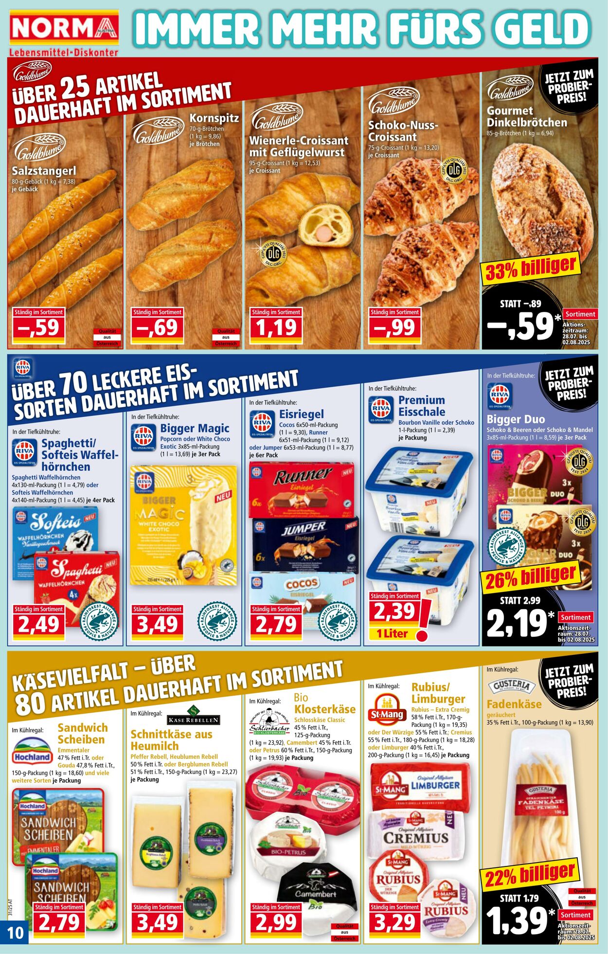 Prospekt Norma 28.07.2025 - 03.08.2025