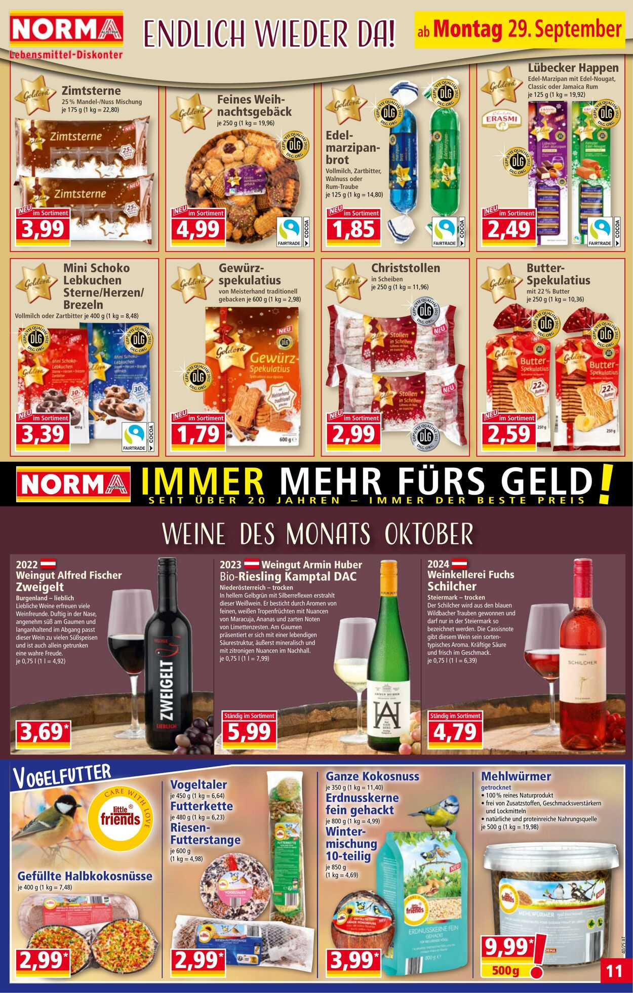 Prospekt Norma 29.09.2025 - 05.10.2025