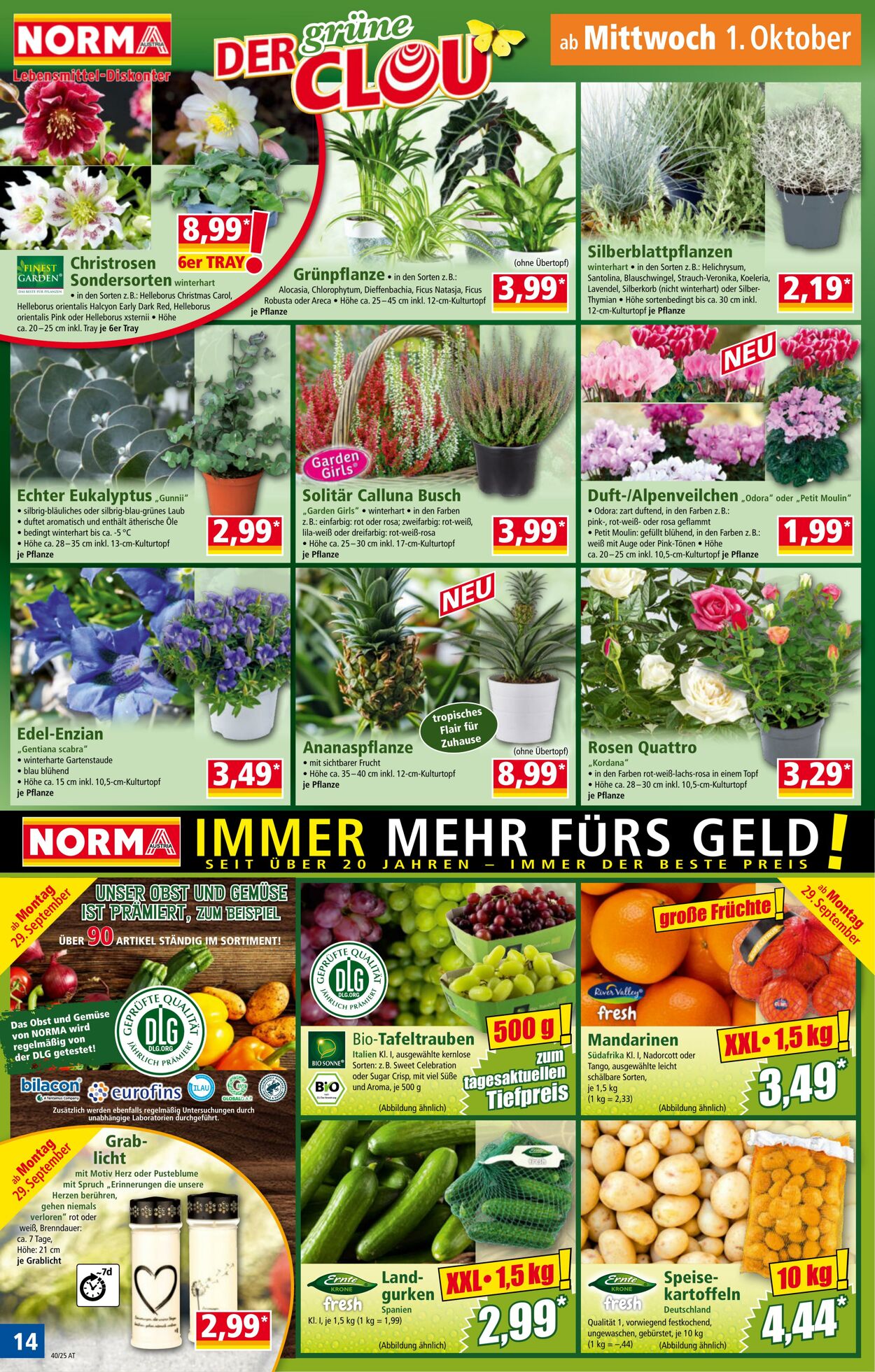 Prospekt Norma 29.09.2025 - 05.10.2025