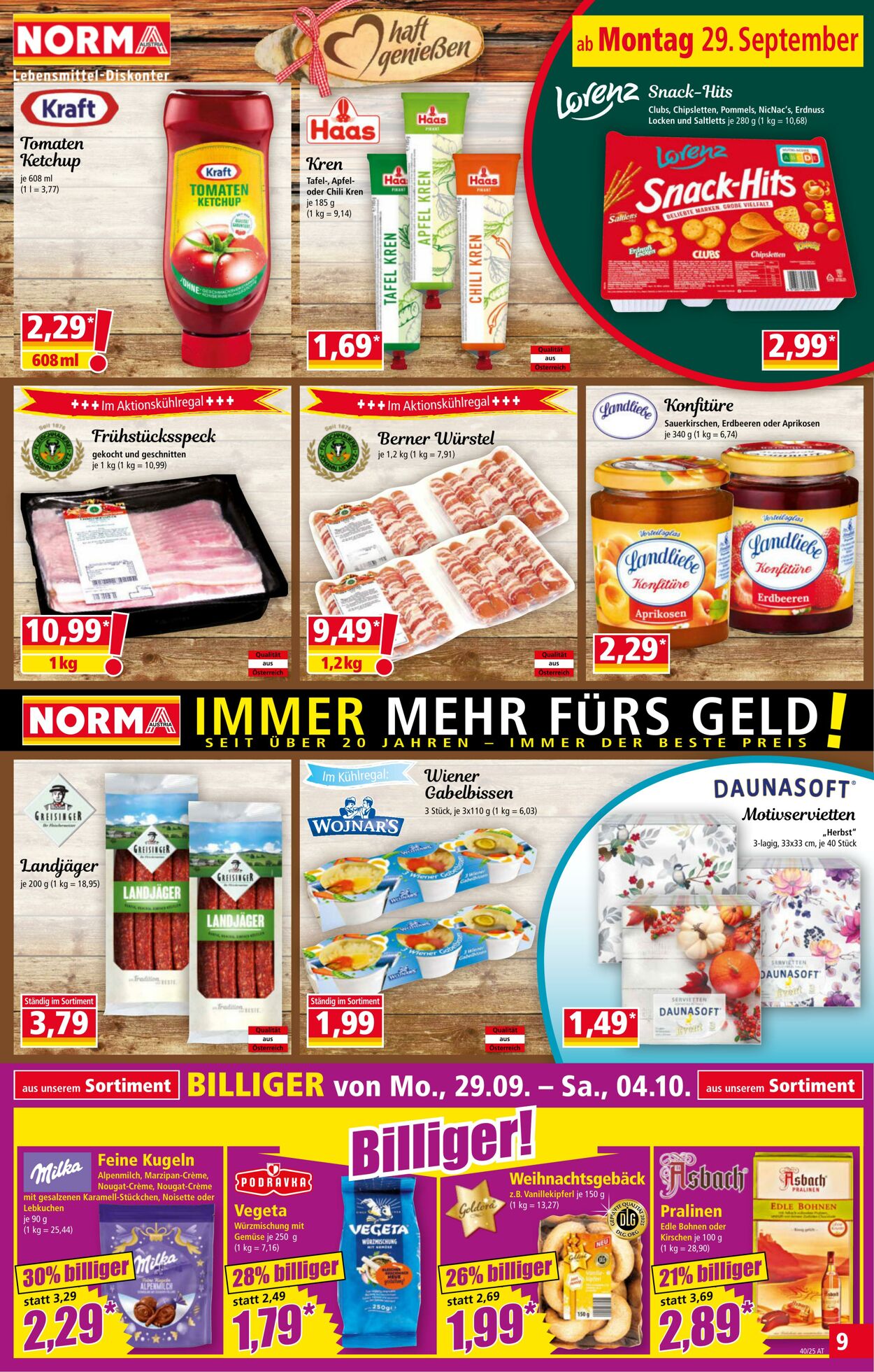 Prospekt Norma 29.09.2025 - 05.10.2025