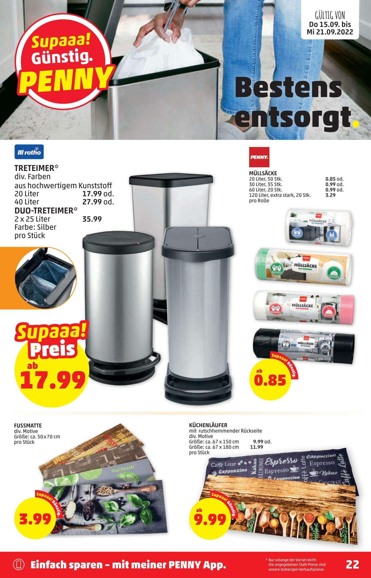 Prospekt Penny Markt 15.09.2022 - 21.09.2022