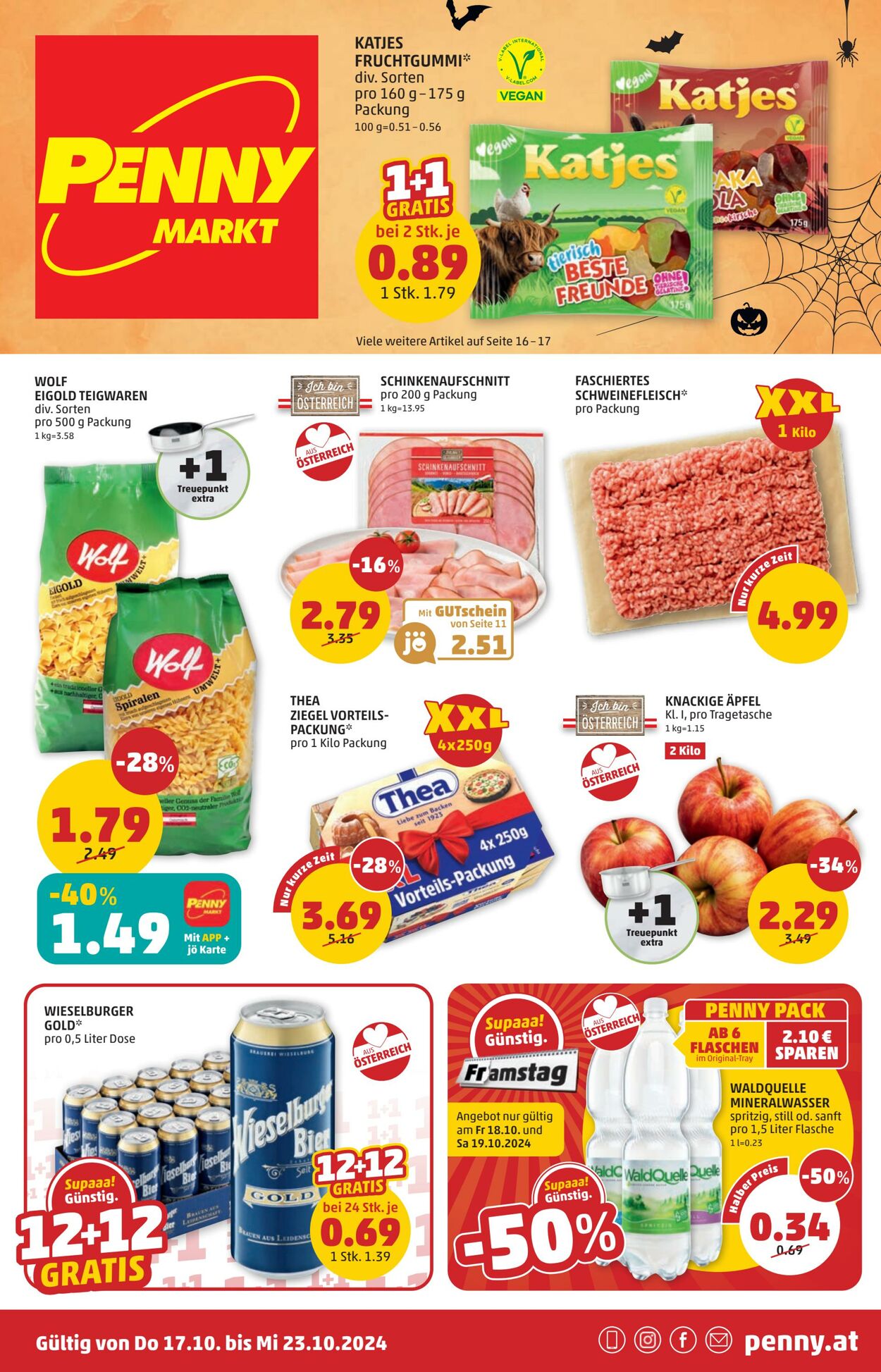 Prospekt Penny Markt - PENNY Flugblatt: Do 17.10. bis Mi 23.10.2024 21 Okt, 2024 - 27 Okt, 2024