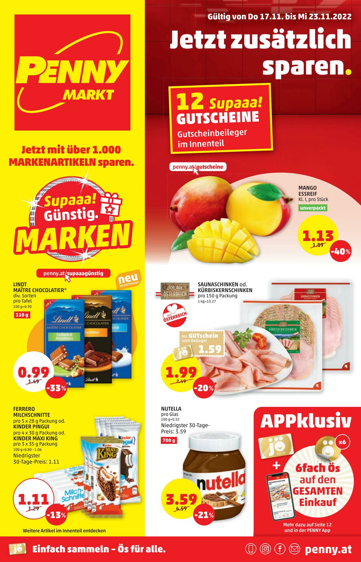 Prospekt Penny Markt 17.11.2022 - 23.11.2022