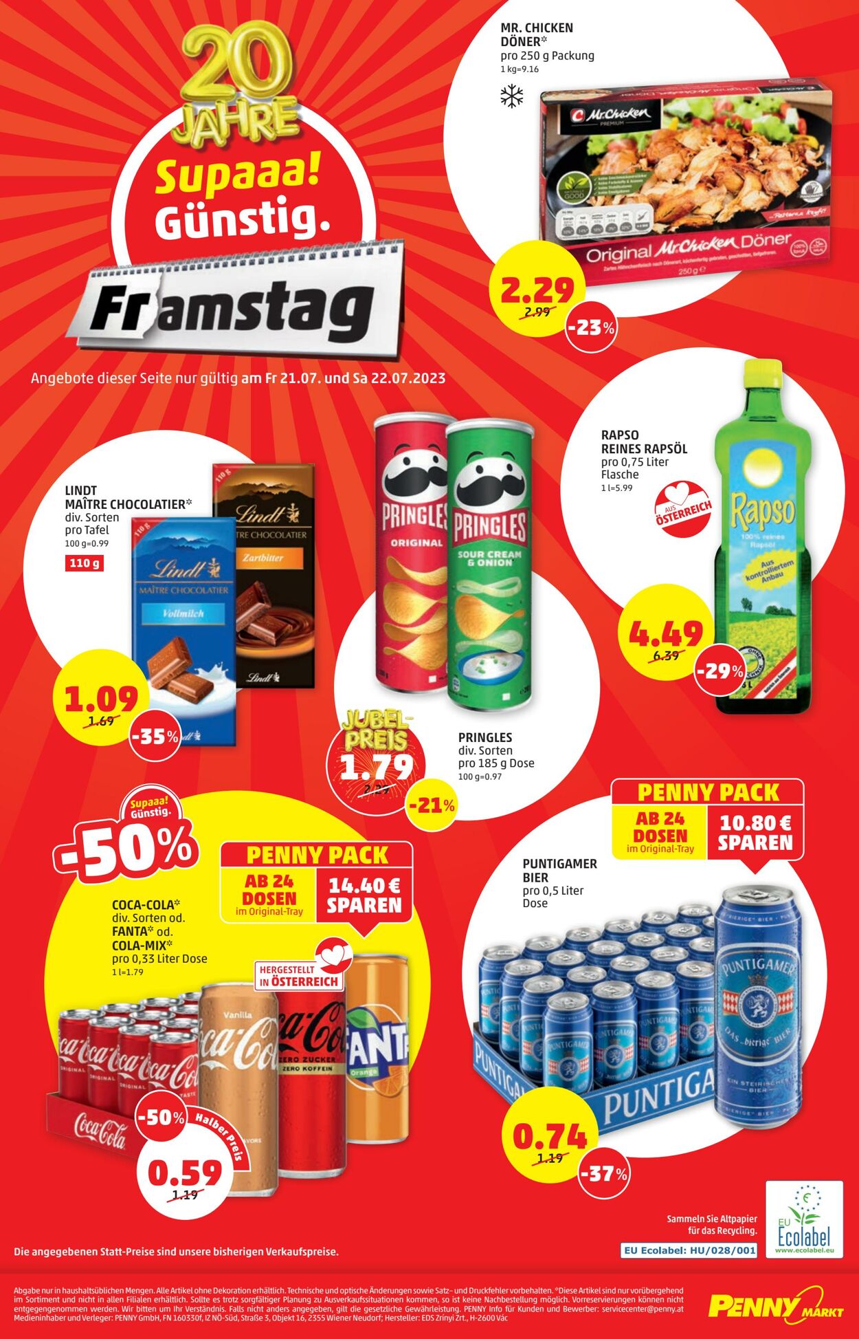 Prospekt Penny Markt 20.07.2023 - 26.07.2023