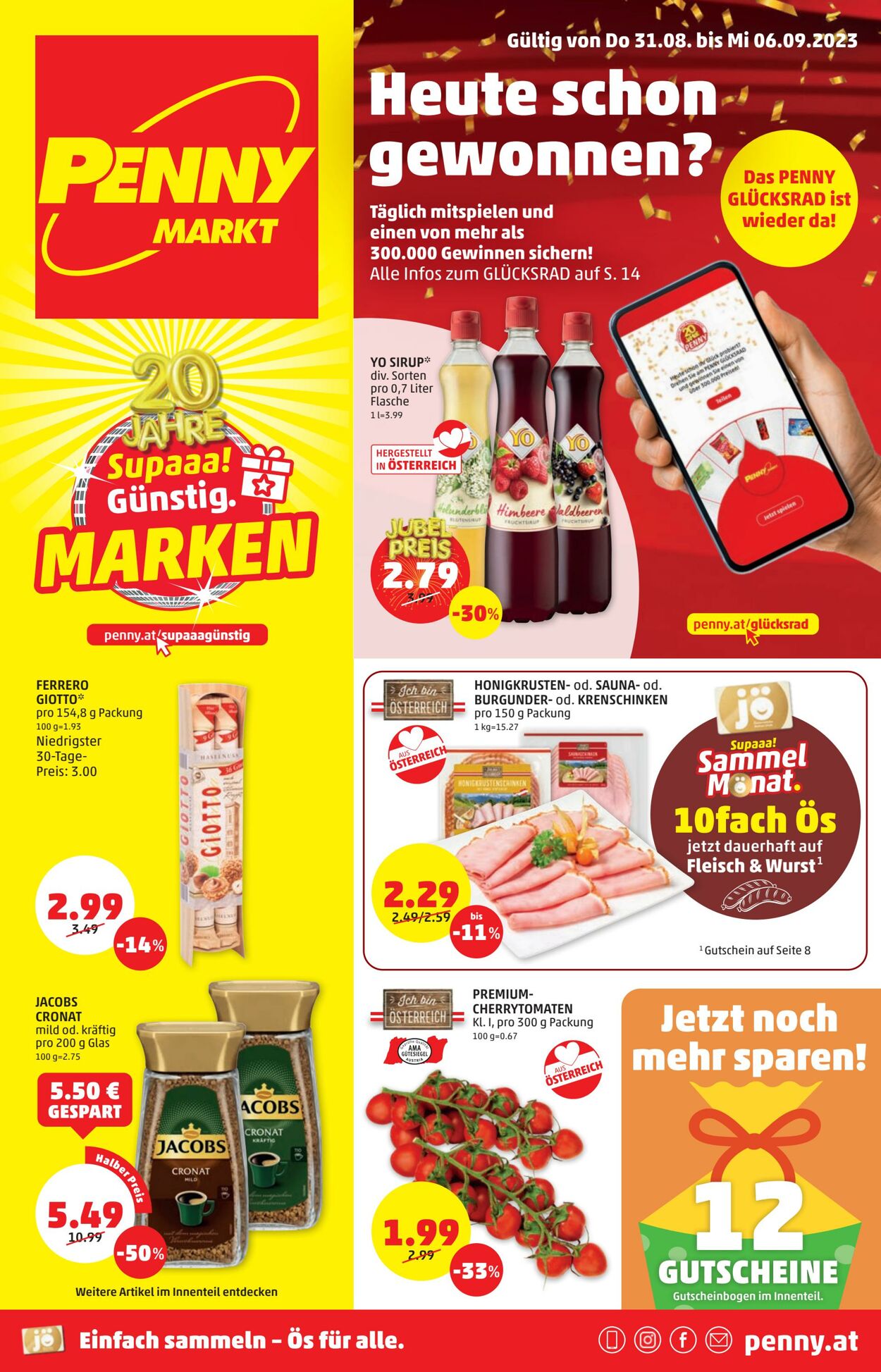 Prospekt Penny Markt 31.08.2023 - 06.09.2023