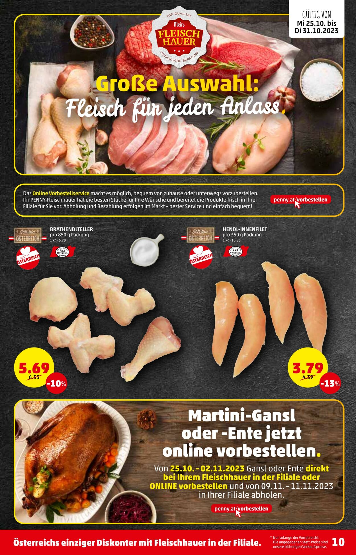 Prospekt Penny Markt 25.10.2023 - 31.10.2023