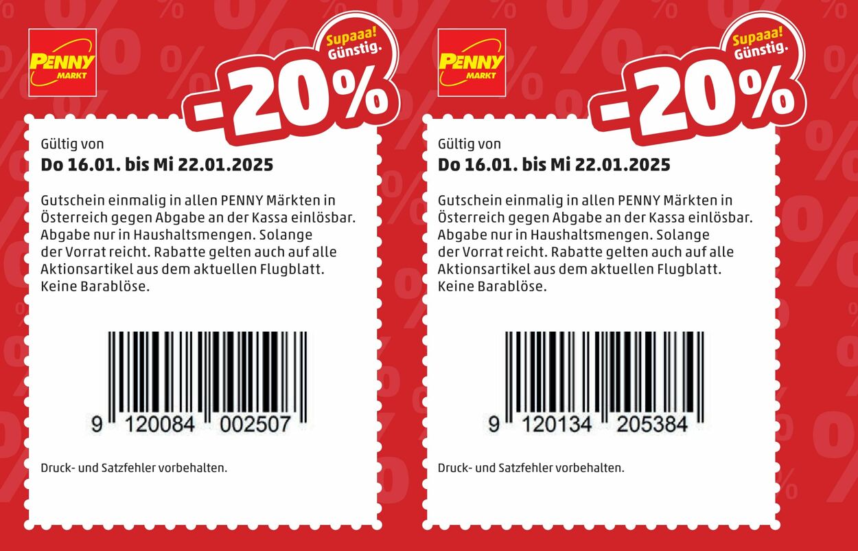 Prospekt Penny Markt 20.01.2025 - 26.01.2025