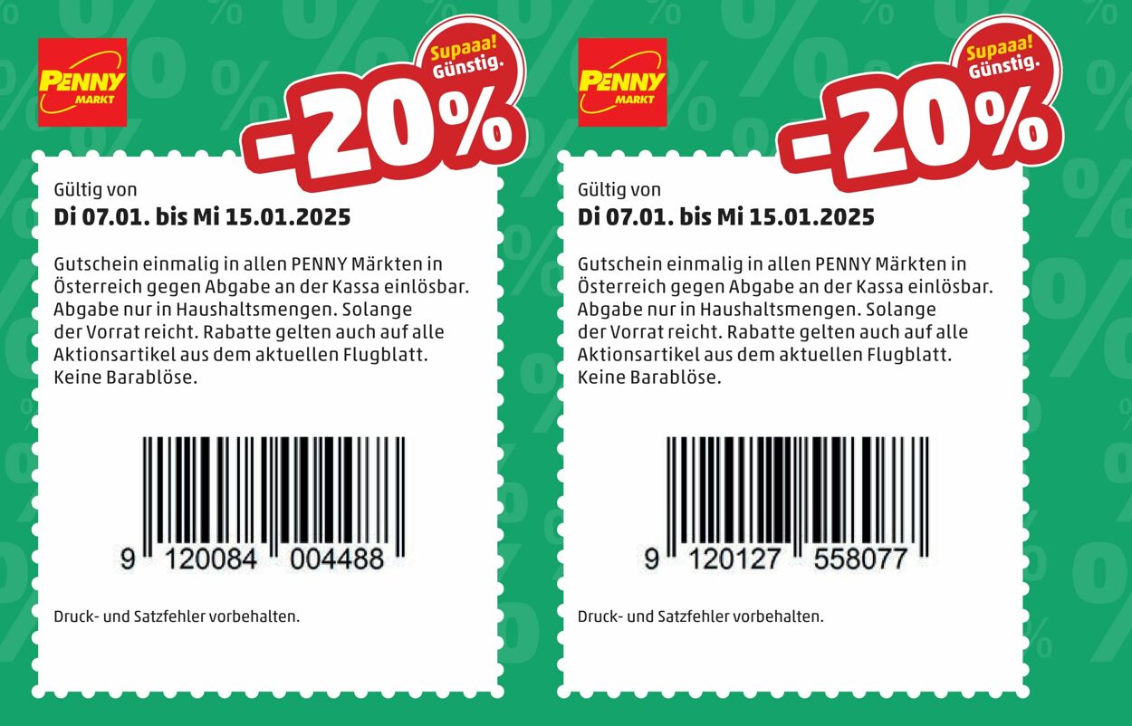 Prospekt Penny Markt 20.01.2025 - 26.01.2025