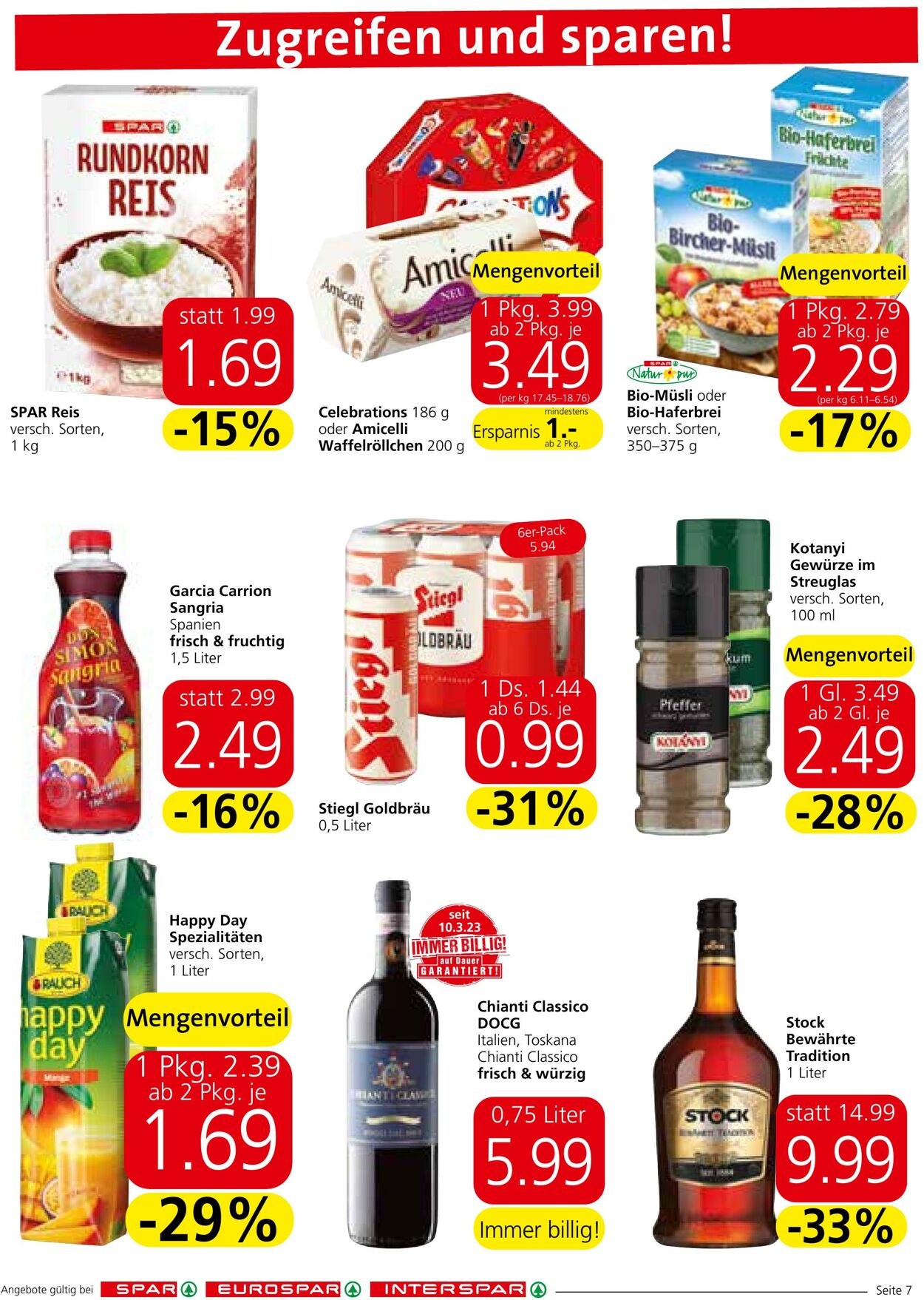 Prospekt Spar 27.07.2023 - 02.08.2023