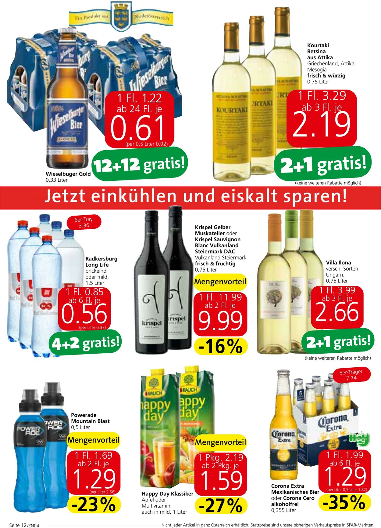 Prospekt Spar 17.08.2023 - 30.08.2023