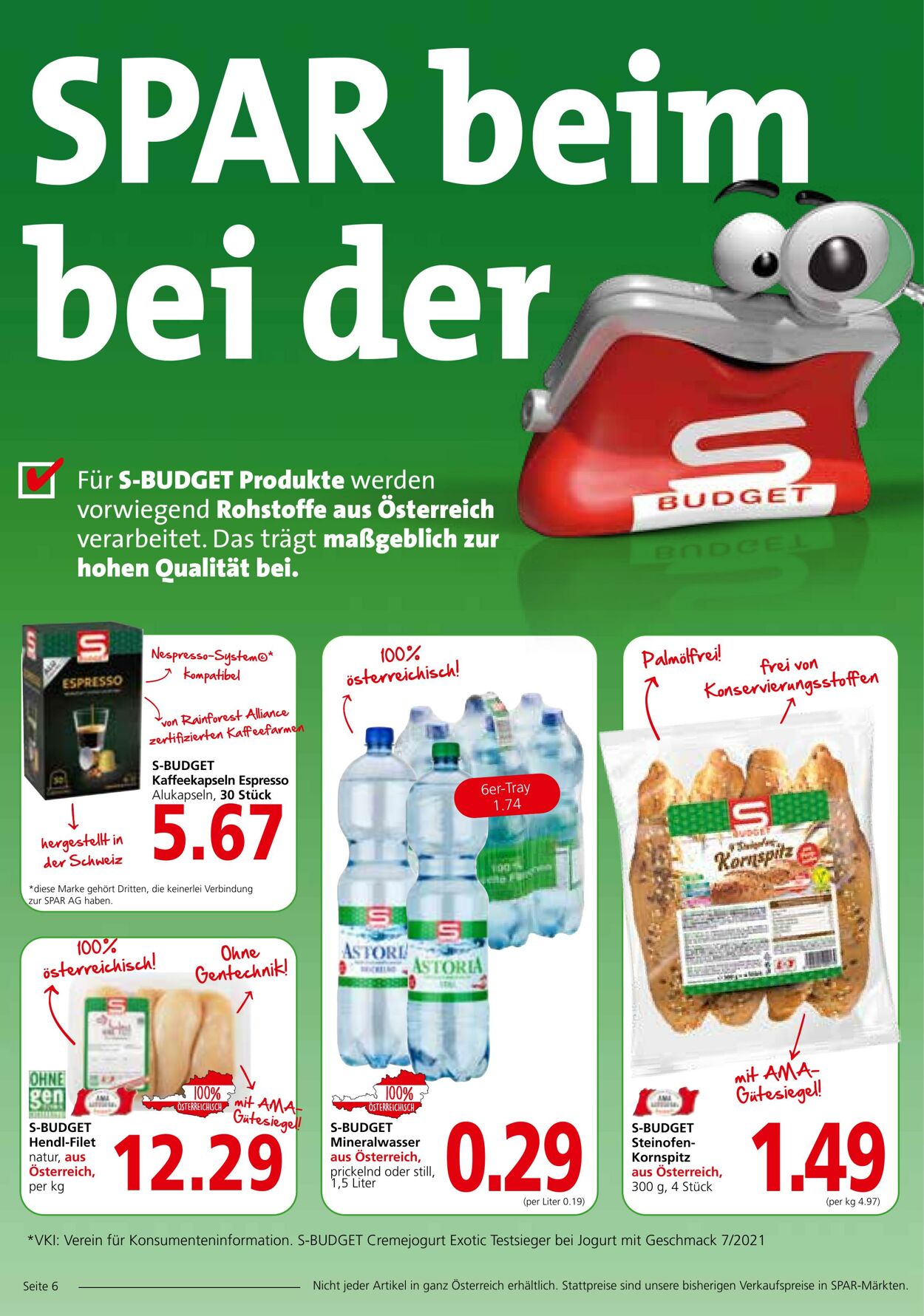 Prospekt Spar 15.09.2022 - 21.09.2022