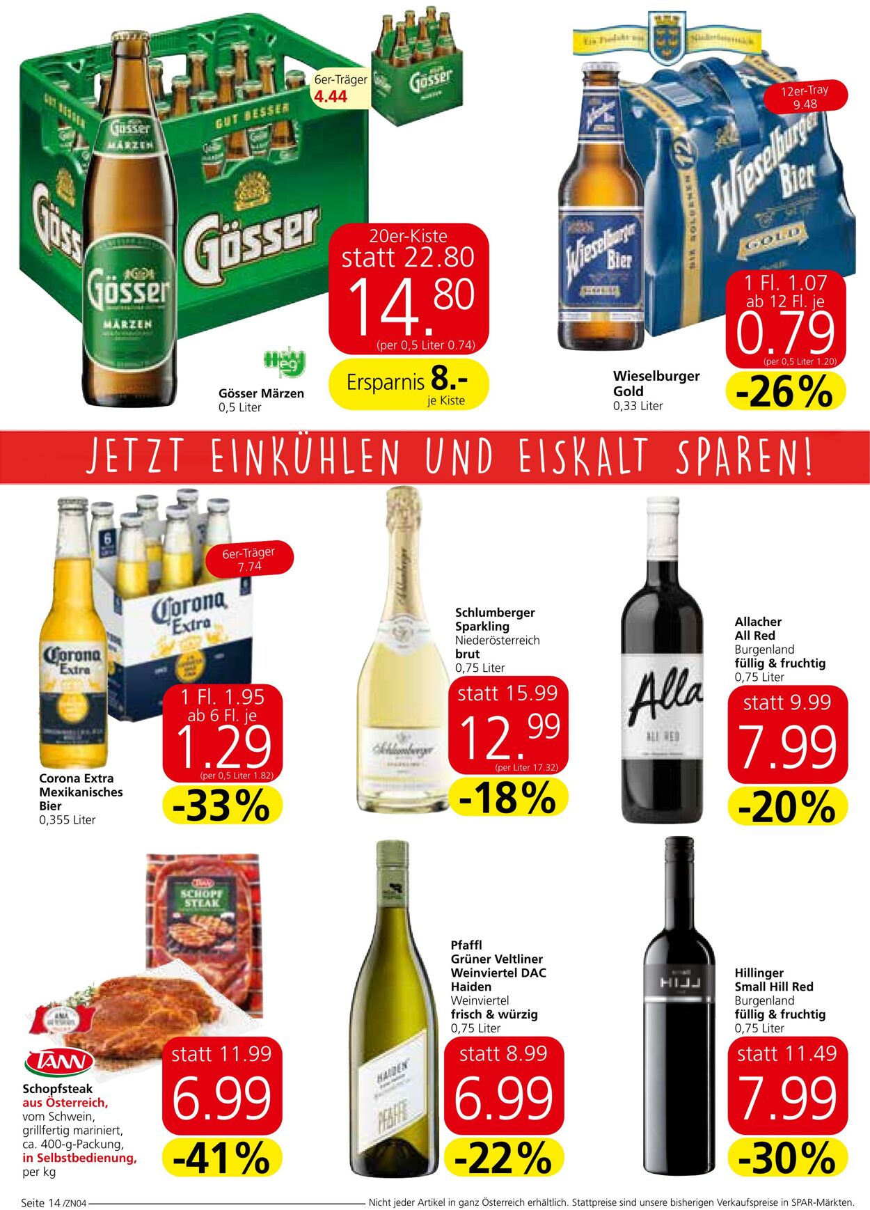 Prospekt Spar 06.10.2022 - 19.10.2022