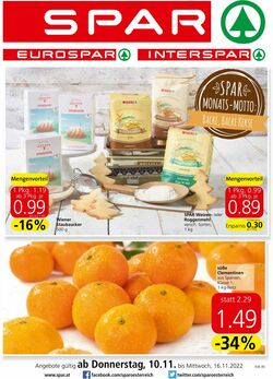 Prospekt Spar 10.11.2022 - 16.11.2022