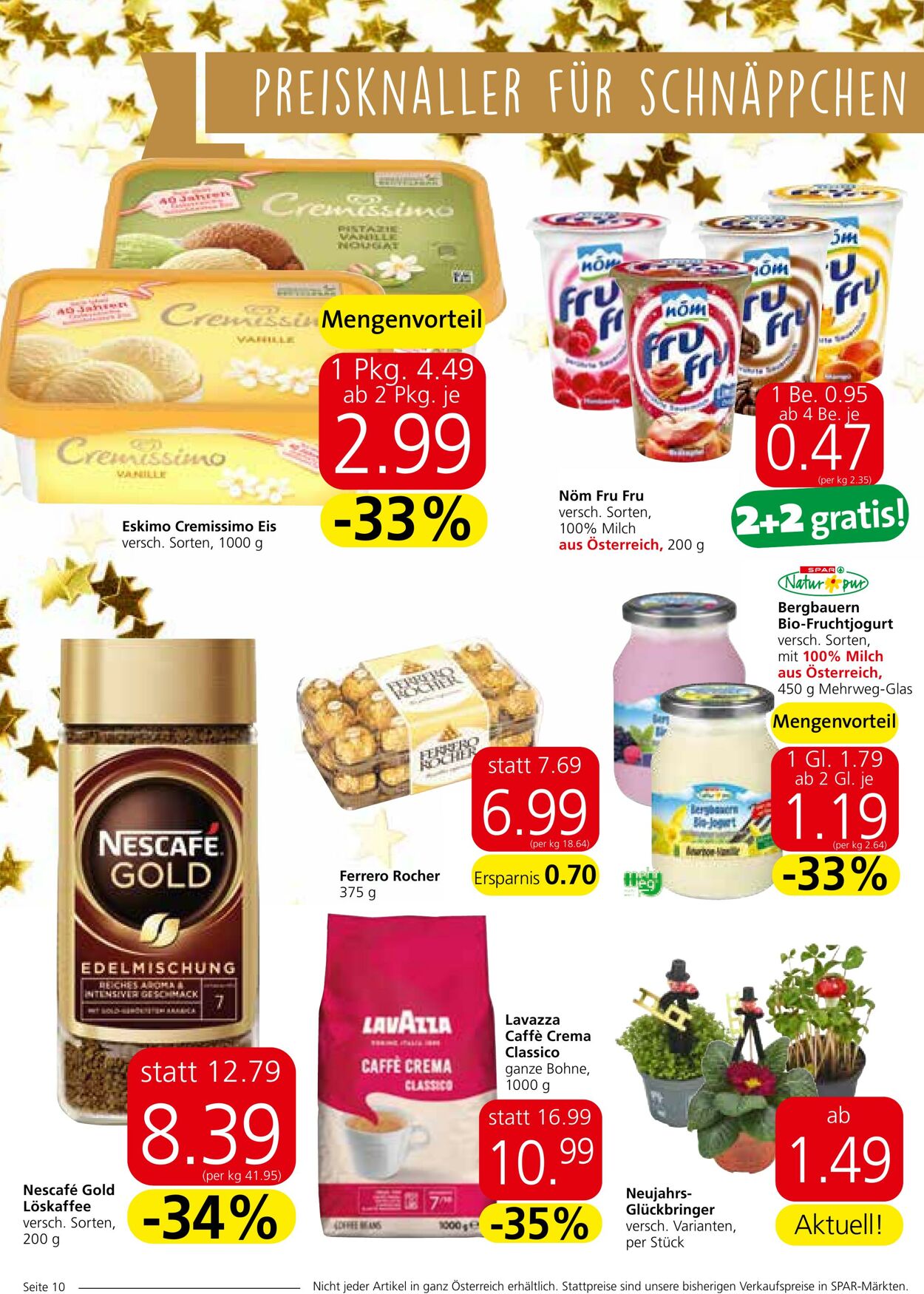 Prospekt Spar 27.12.2022 - 31.12.2022