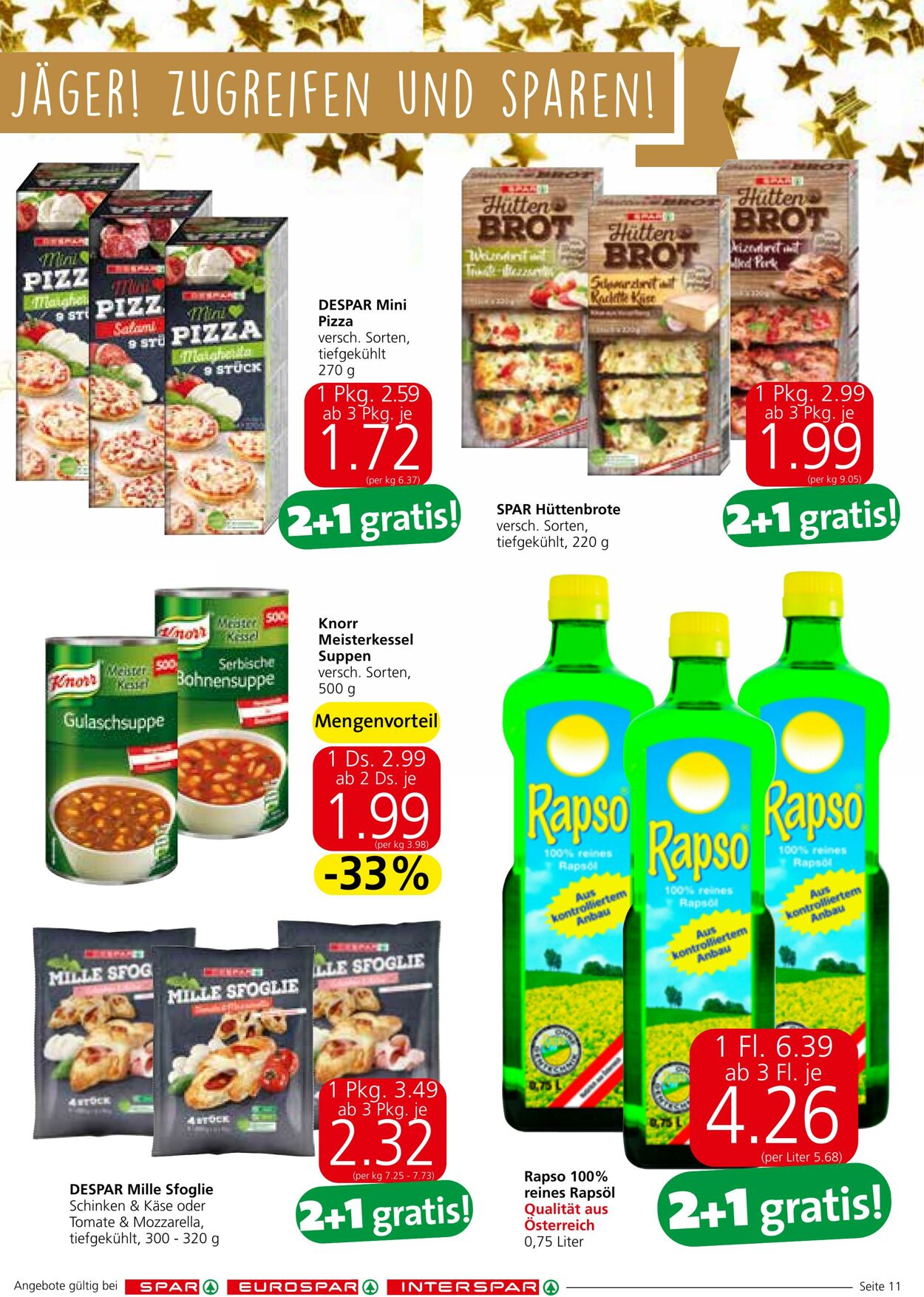 Prospekt Spar 27.12.2022 - 31.12.2022