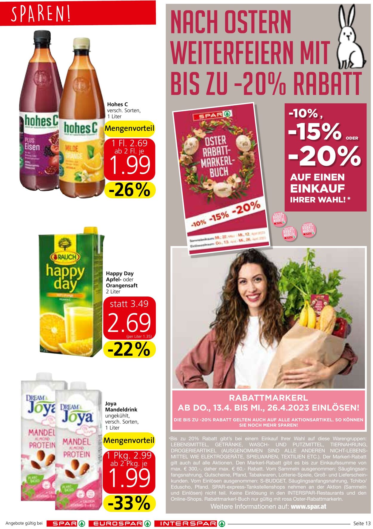 Prospekt Spar 13.04.2023 - 26.04.2023