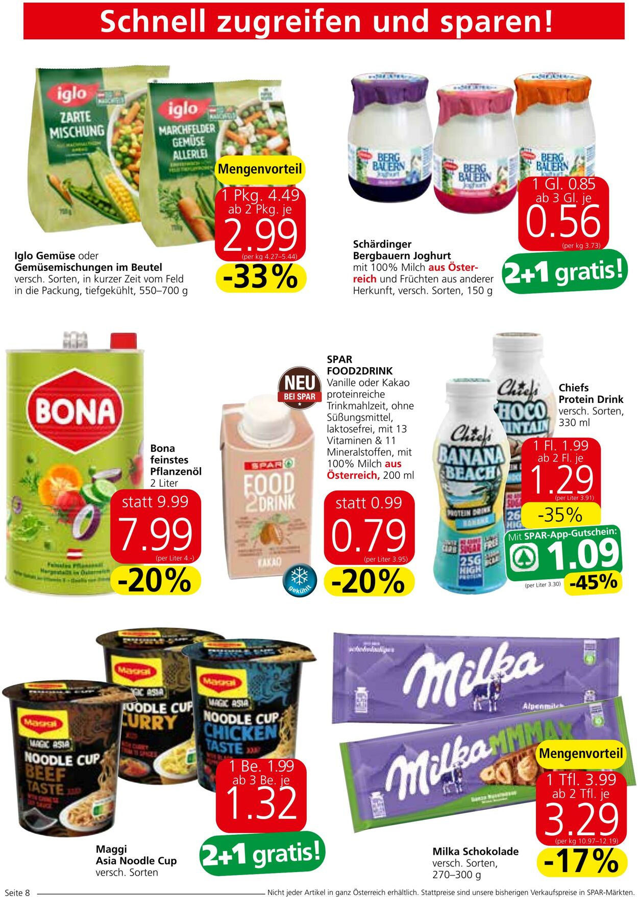 Prospekt Spar 24.10.2024 - 30.10.2024