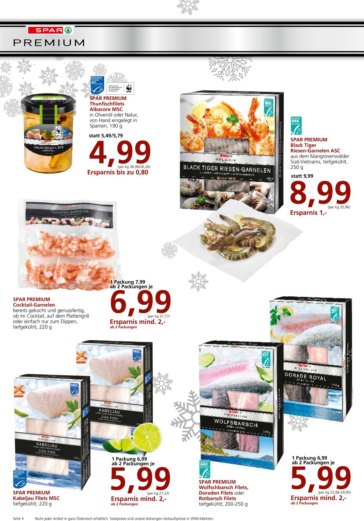 Prospekt Spar 05.12.2025 - 08.01.2026