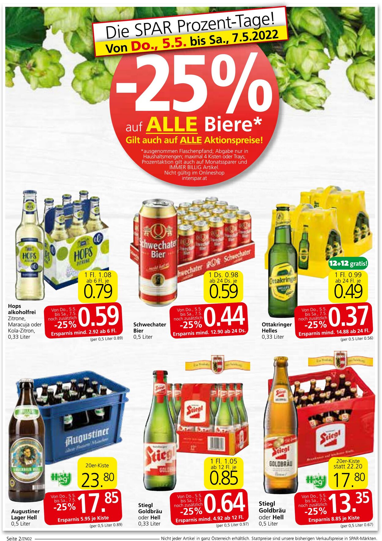 Prospekt Spar 05.05.2022 - 18.05.2022