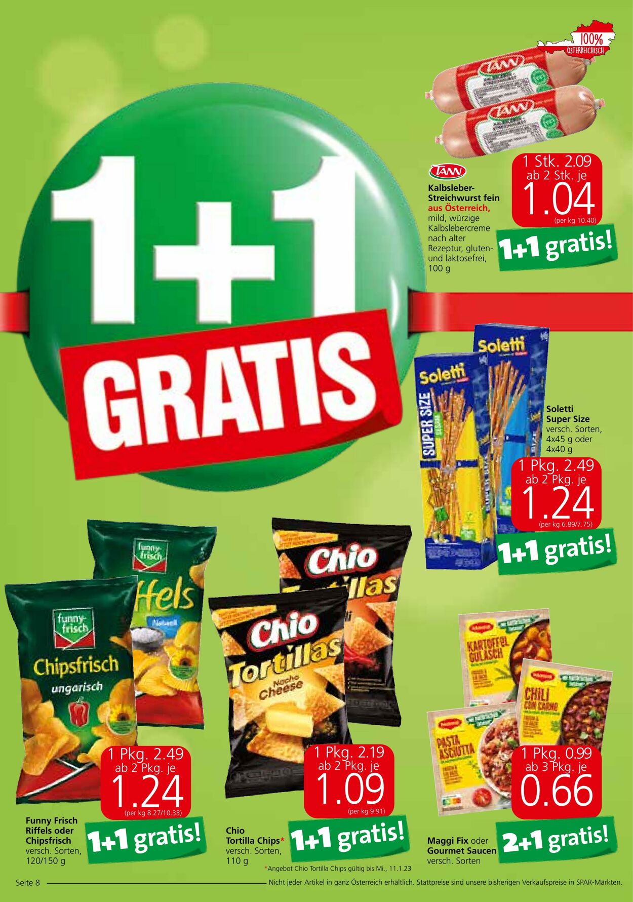 Prospekt Spar 02.01.2023 - 18.01.2023