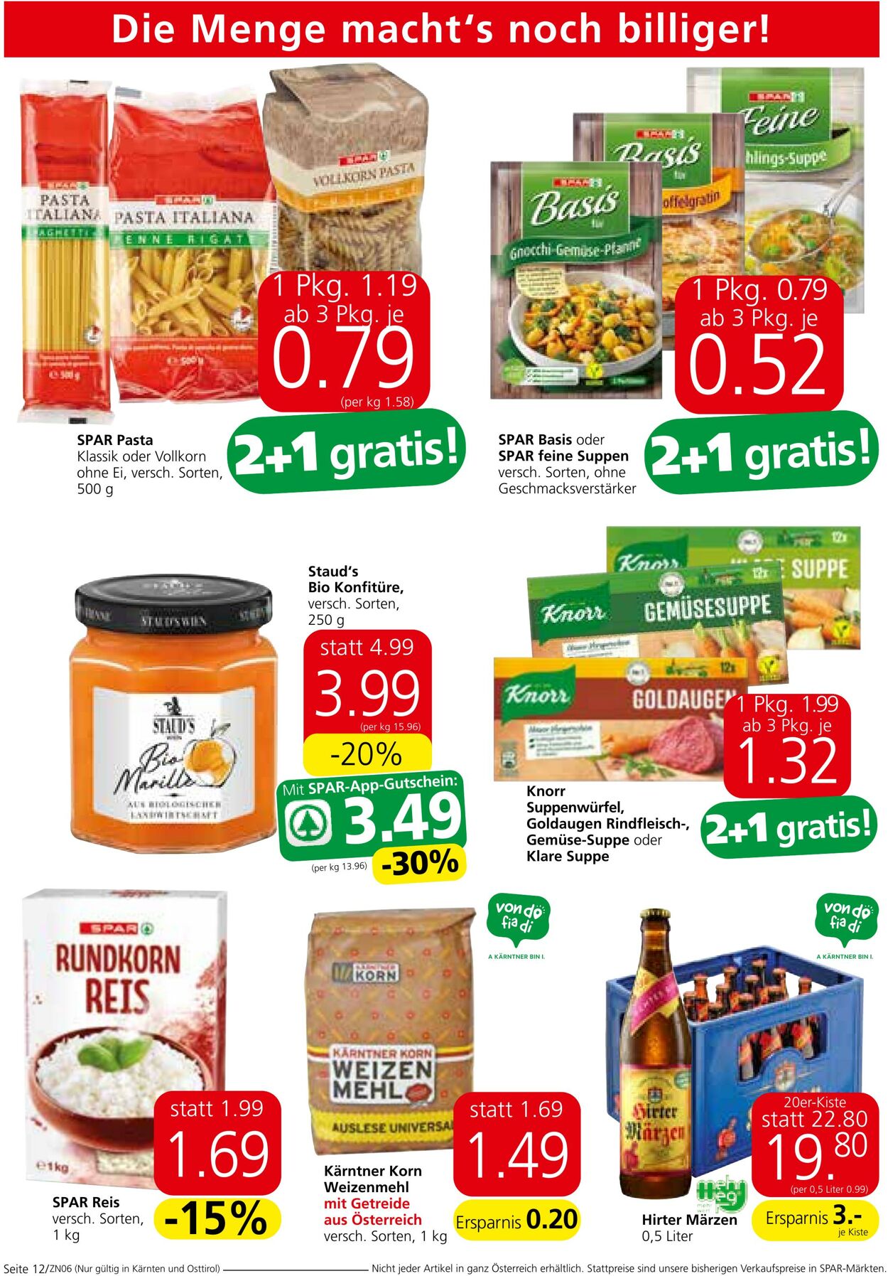 Prospekt Spar 18.04.2024 - 30.04.2024