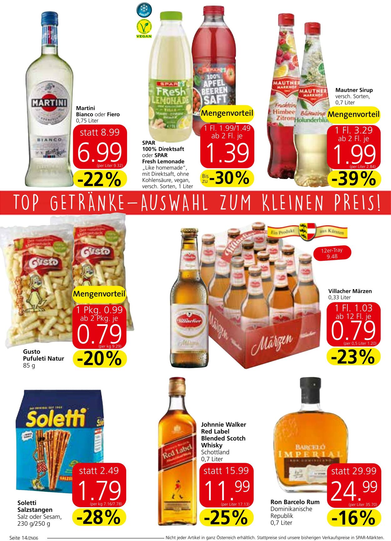 Prospekt Spar 14.07.2022 - 27.07.2022