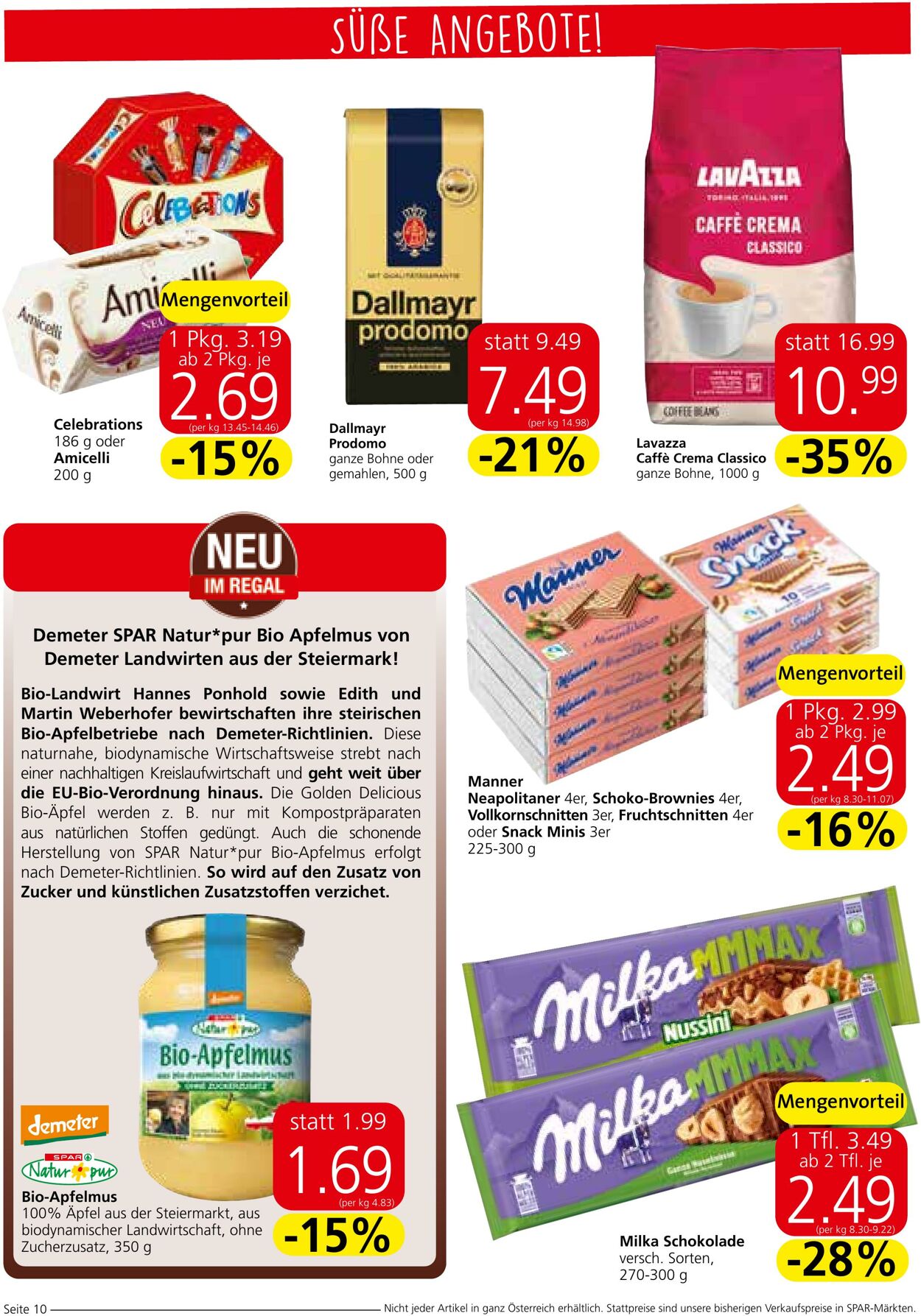 Prospekt Spar 28.07.2022 - 10.08.2022