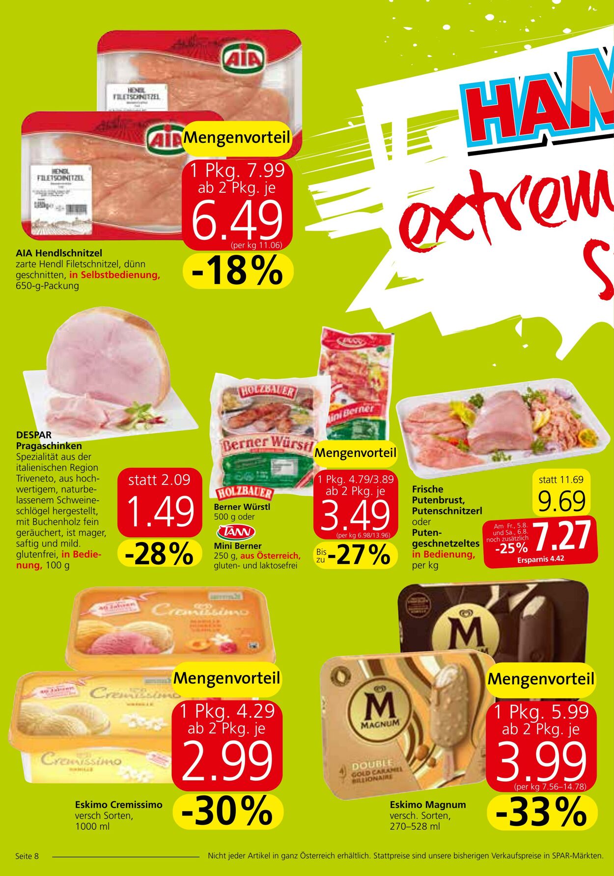 Prospekt Spar 04.08.2022 - 10.08.2022