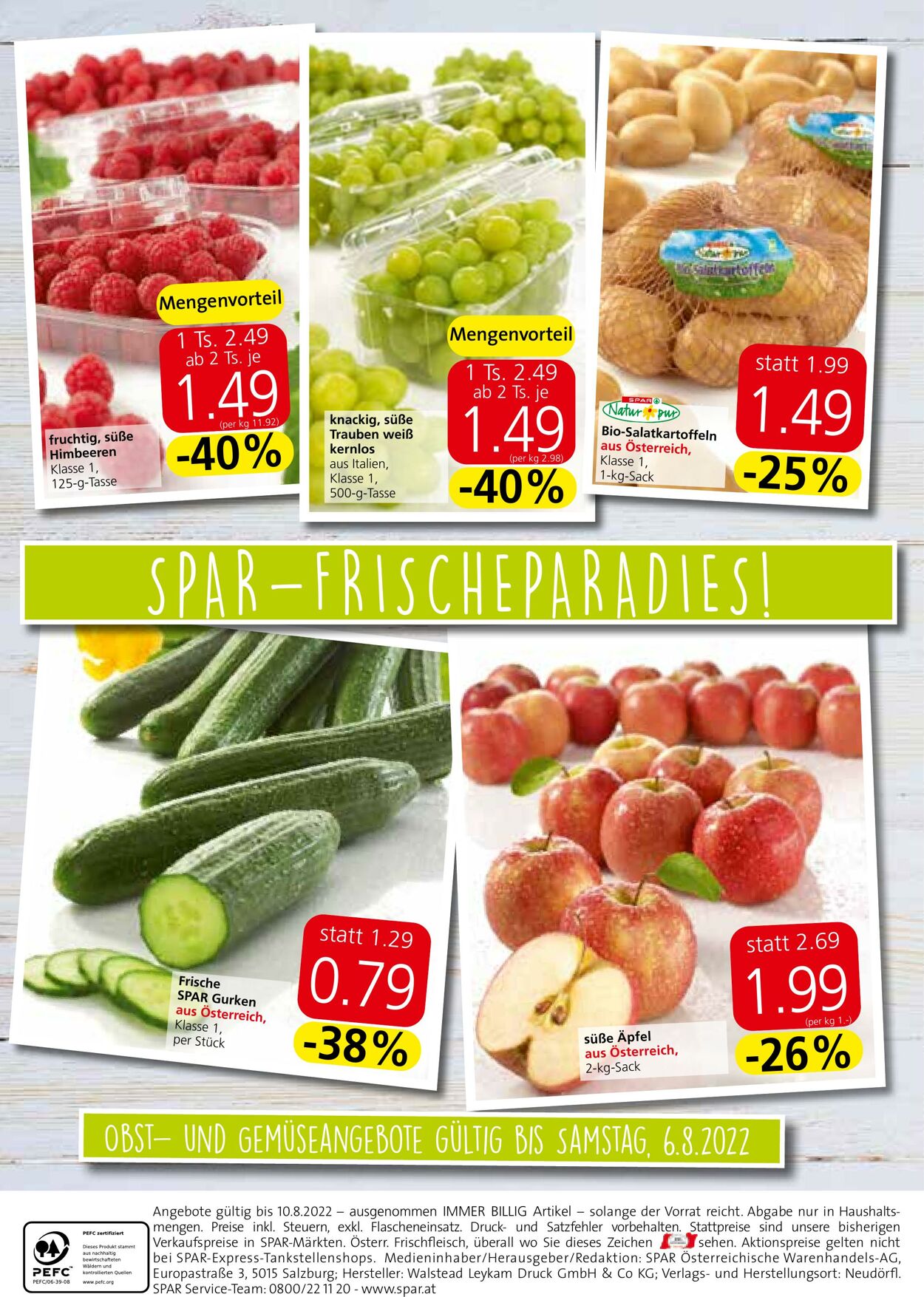 Prospekt Spar 04.08.2022 - 10.08.2022