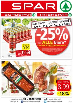 Prospekt Spar 10.08.2023 - 16.08.2023