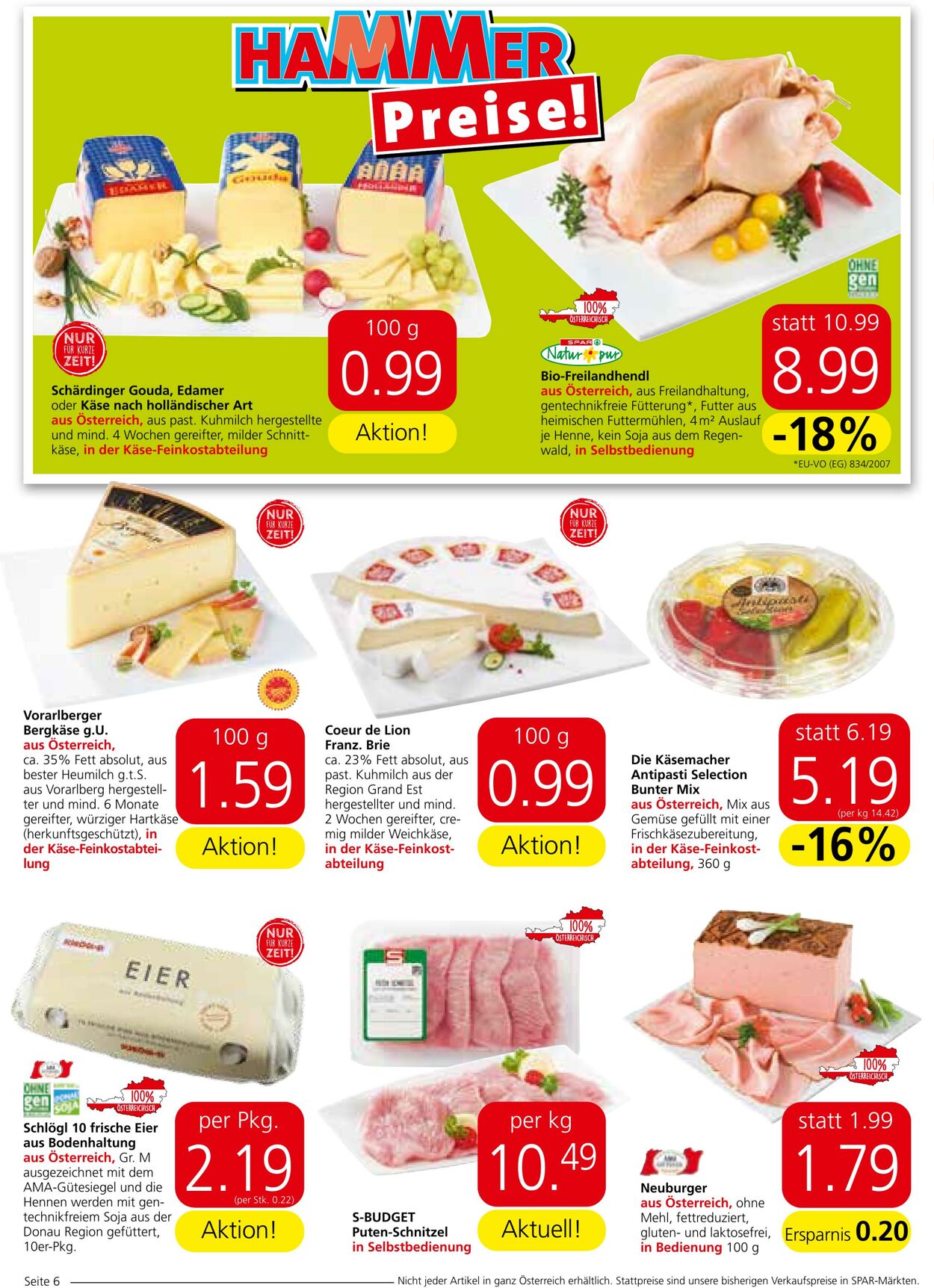 Prospekt Spar 11.08.2022 - 24.08.2022