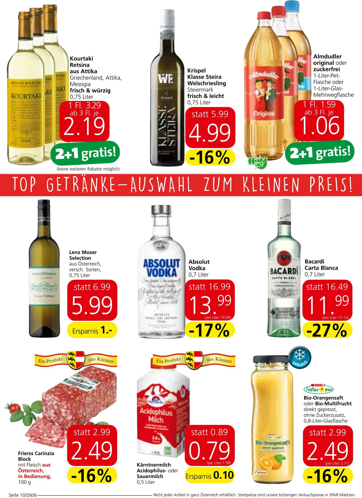 Prospekt Spar 11.08.2022 - 24.08.2022