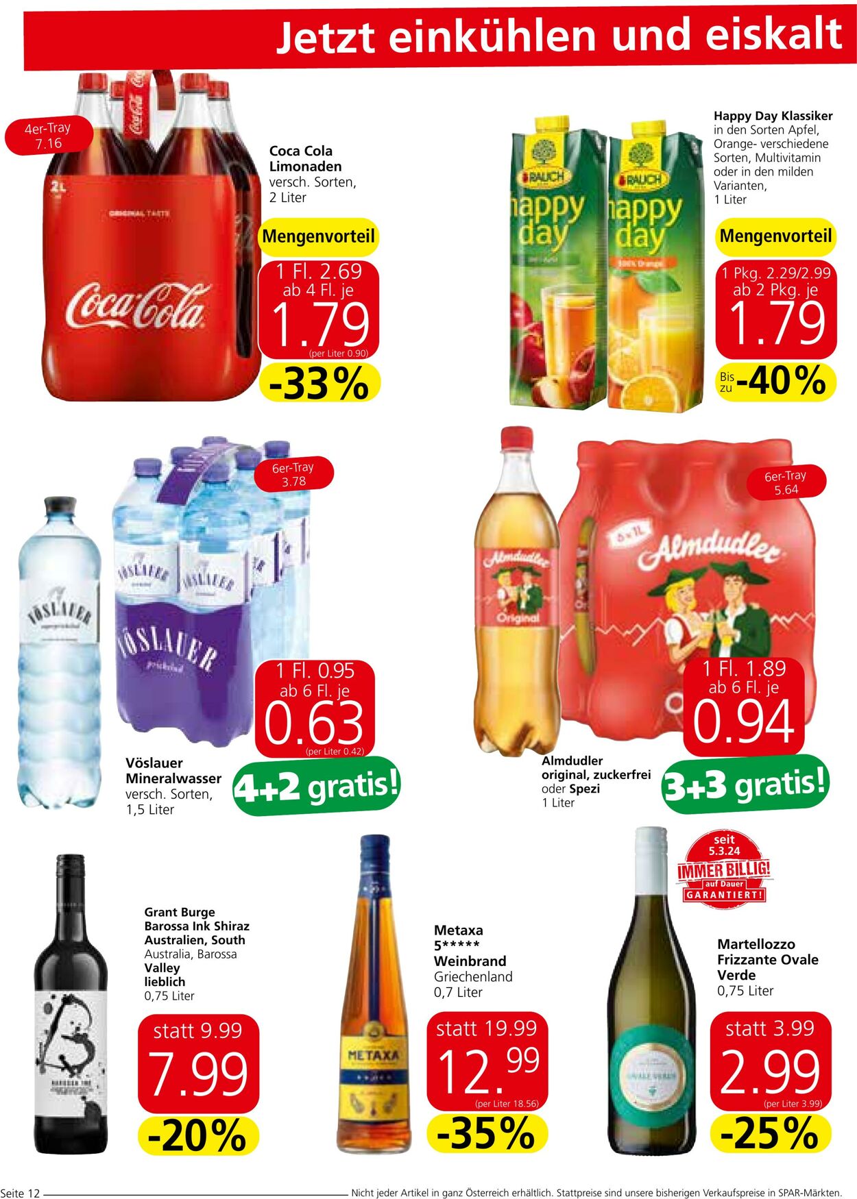 Prospekt Spar 14.08.2024 - 21.08.2024