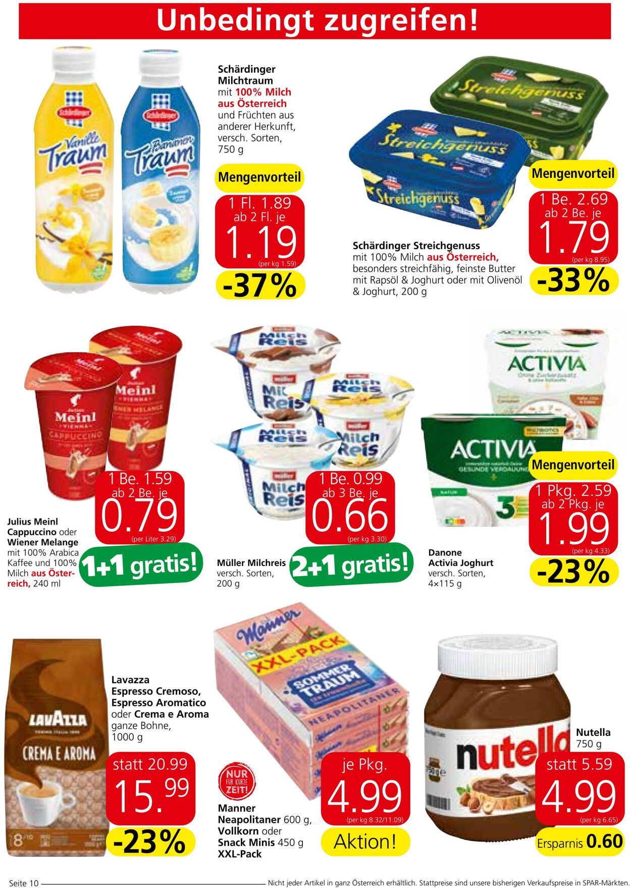 Prospekt Spar 14.08.2024 - 21.08.2024