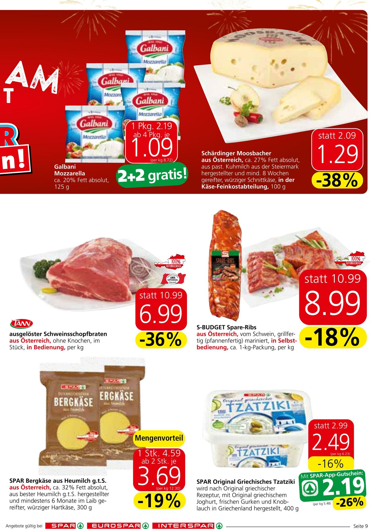 Prospekt Spar 14.08.2024 - 21.08.2024
