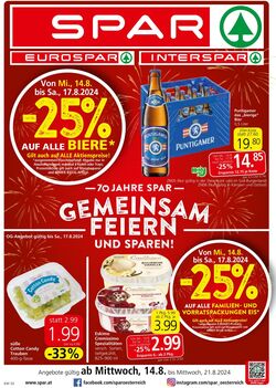 Prospekt Spar 14.08.2024 - 21.08.2024