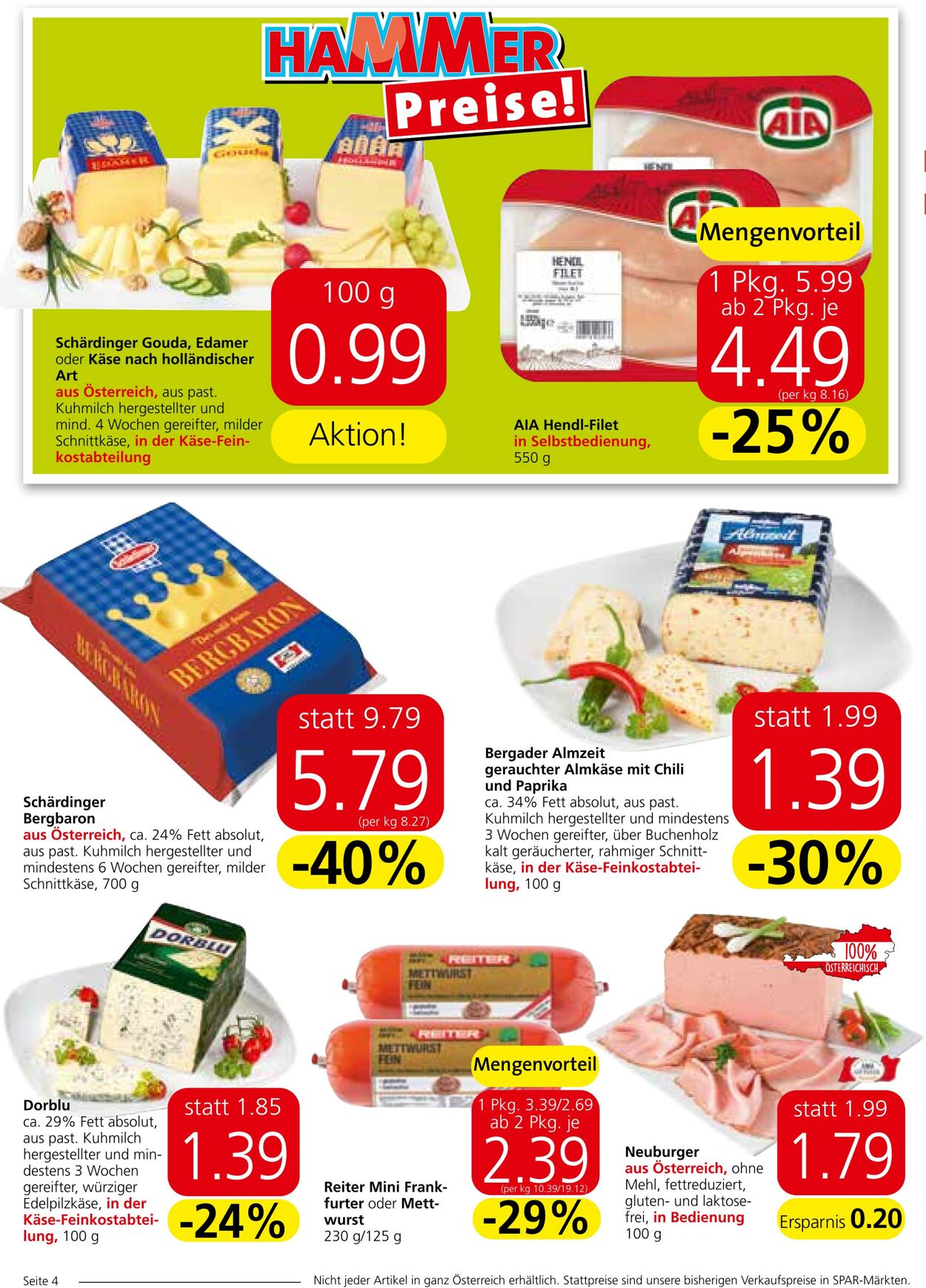 Prospekt Spar 18.08.2022 - 24.08.2022