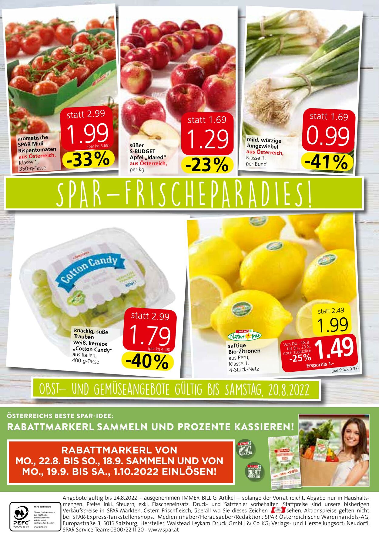 Prospekt Spar 18.08.2022 - 24.08.2022