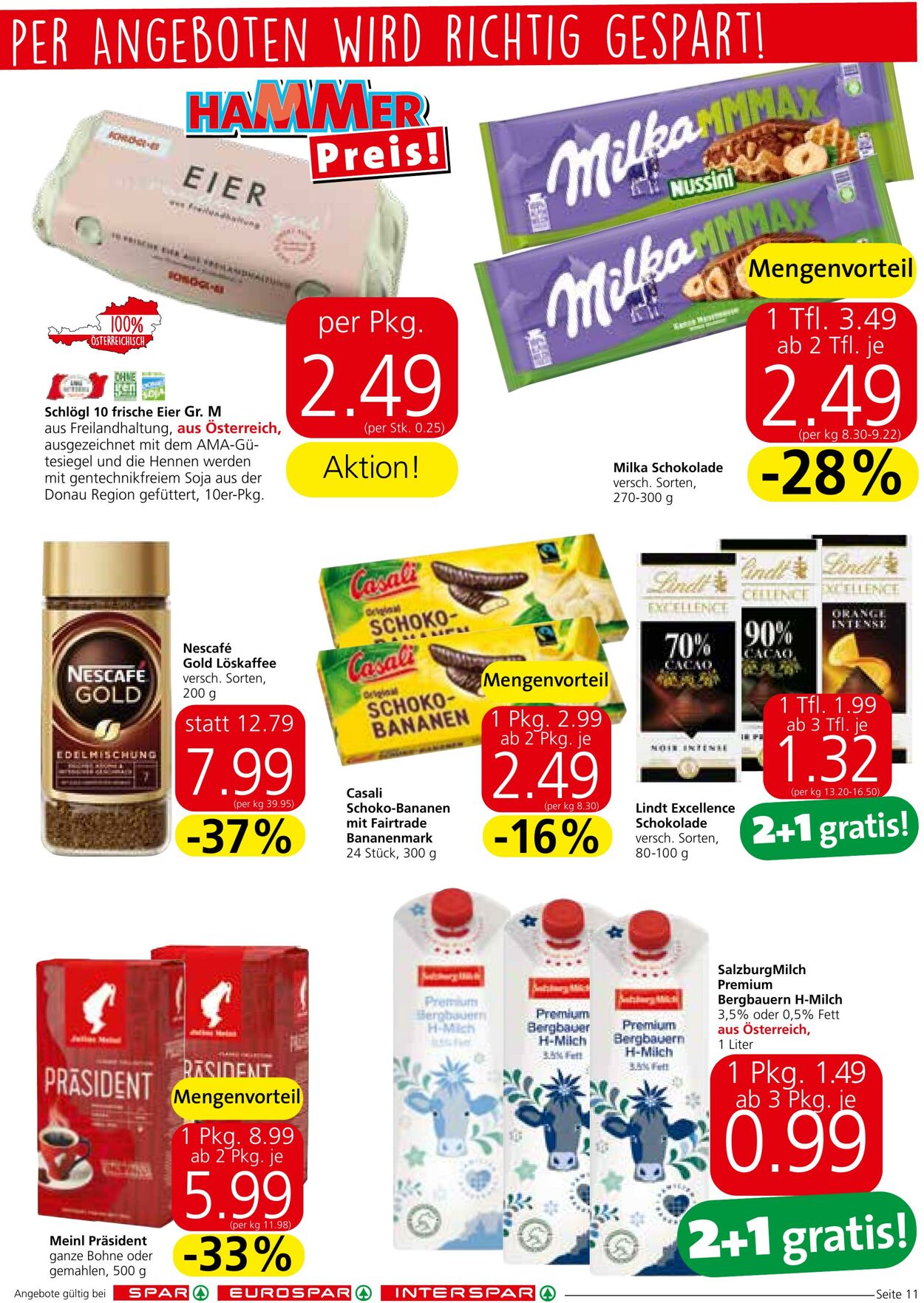 Prospekt Spar 25.08.2022 - 07.09.2022