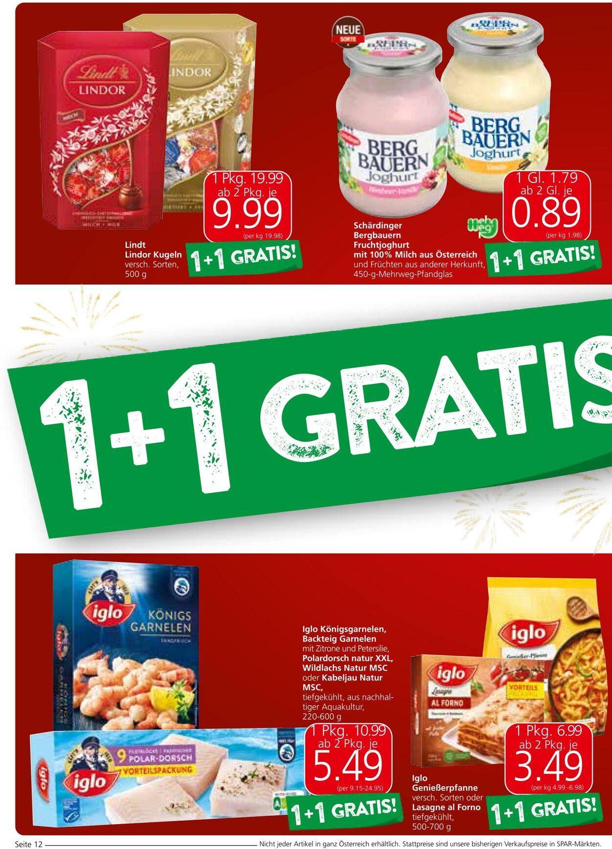 Prospekt Spar 19.09.2024 - 02.10.2024