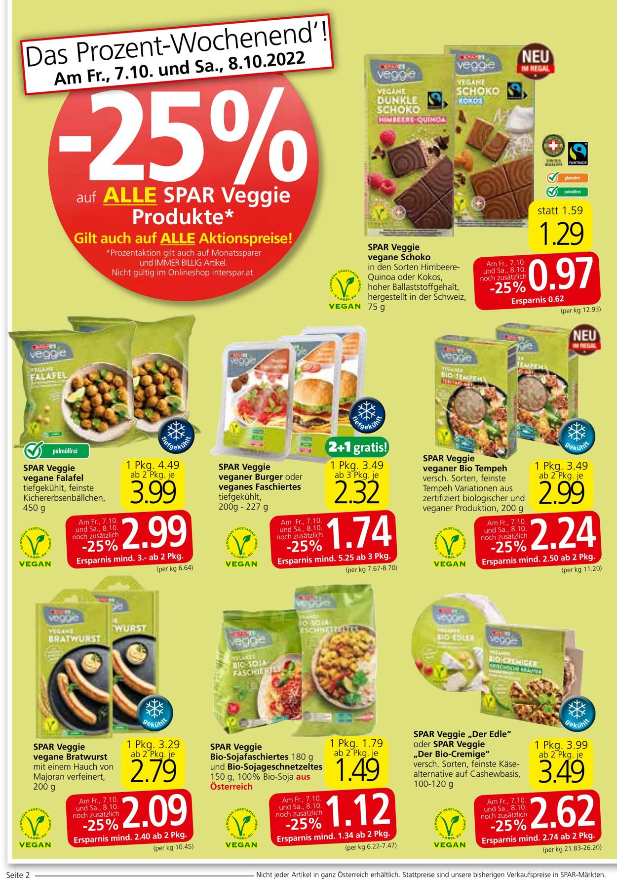 Prospekt Spar 06.10.2022 - 19.10.2022