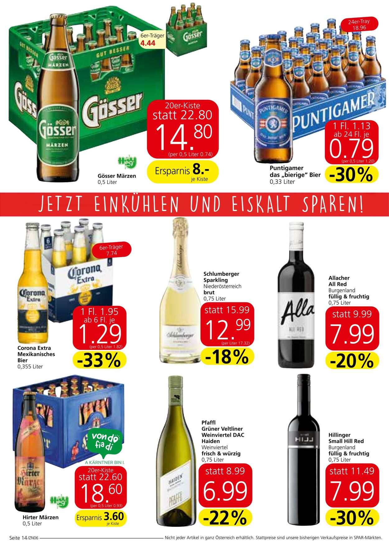 Prospekt Spar 06.10.2022 - 19.10.2022