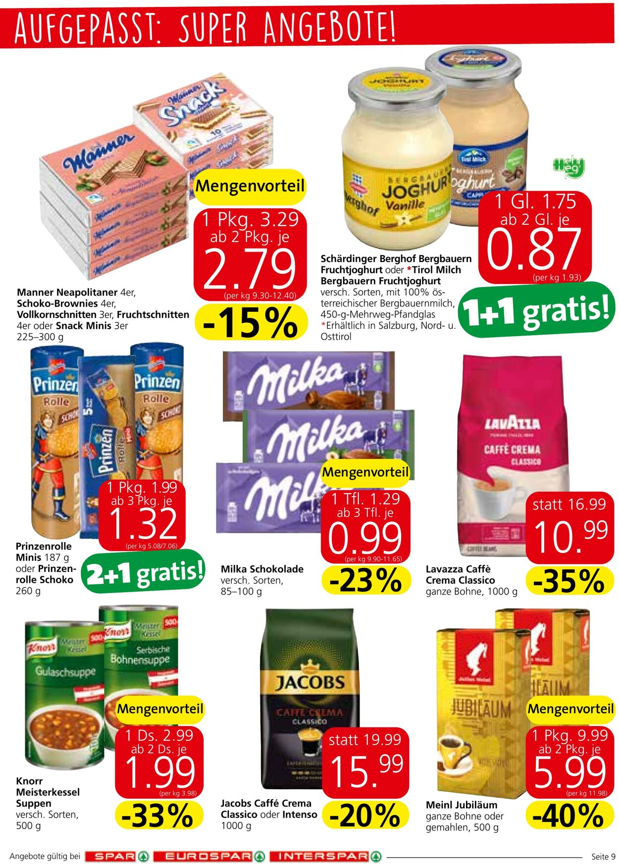 Prospekt Spar 13.10.2022 - 19.10.2022