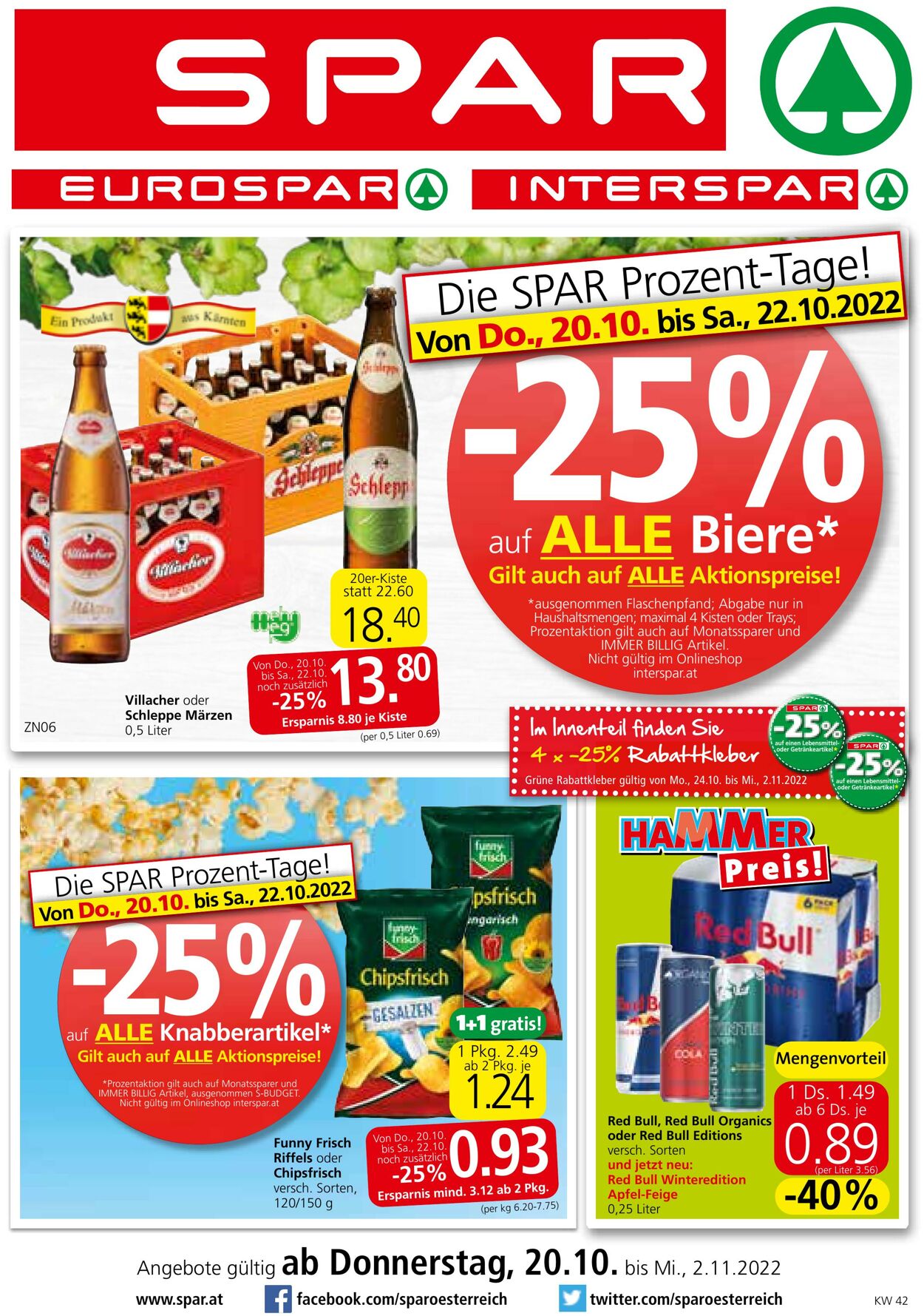 Prospekt Spar 20.10.2022 - 02.11.2022