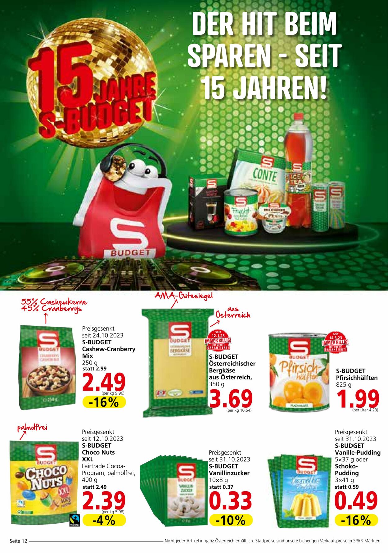 Prospekt Spar 16.11.2023 - 22.11.2023