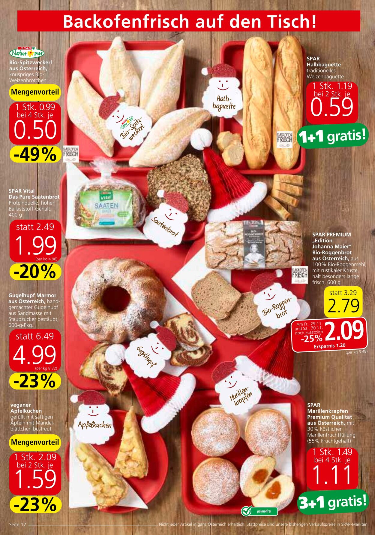 Prospekt Spar 28.11.2024 - 11.12.2024